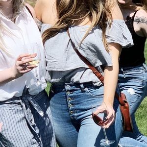 Lucky Brand off the shoulder top